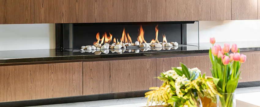 Double-height Fireplace Design Refurbishment in Miami Gardens, Florida